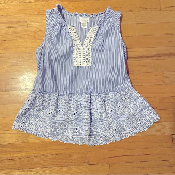 Liz Claiborne peplum top - Picture 3 of 8